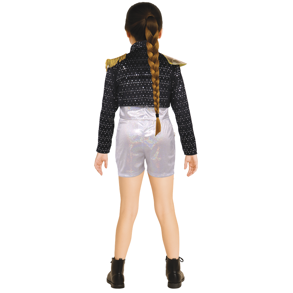 COSTUME K-POP STAR SILVER LEADER TRAVESTIMENTO CARNEVALE COSPLAY RUMI HUNTRIX IDOL GOLDEN - 7878