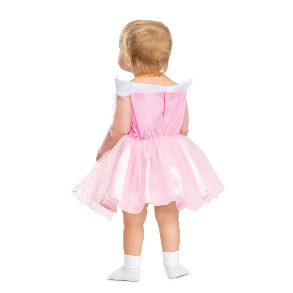 COSTUME AURORA LA BELLA ADDORMENTATA NEL BOSCO DISNEY BABY TRAVESTIMENTO CARNEVALE VESTITO FESTA IN MASCHERA - 129649