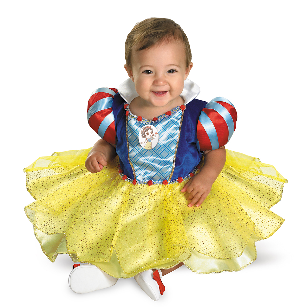 COSTUME BIANCANEVE PRINCIPESSE DISNEY BABY TRAVESTIMENTO CARNEVALE VESTITO FESTA IN MASCHERA - 129529