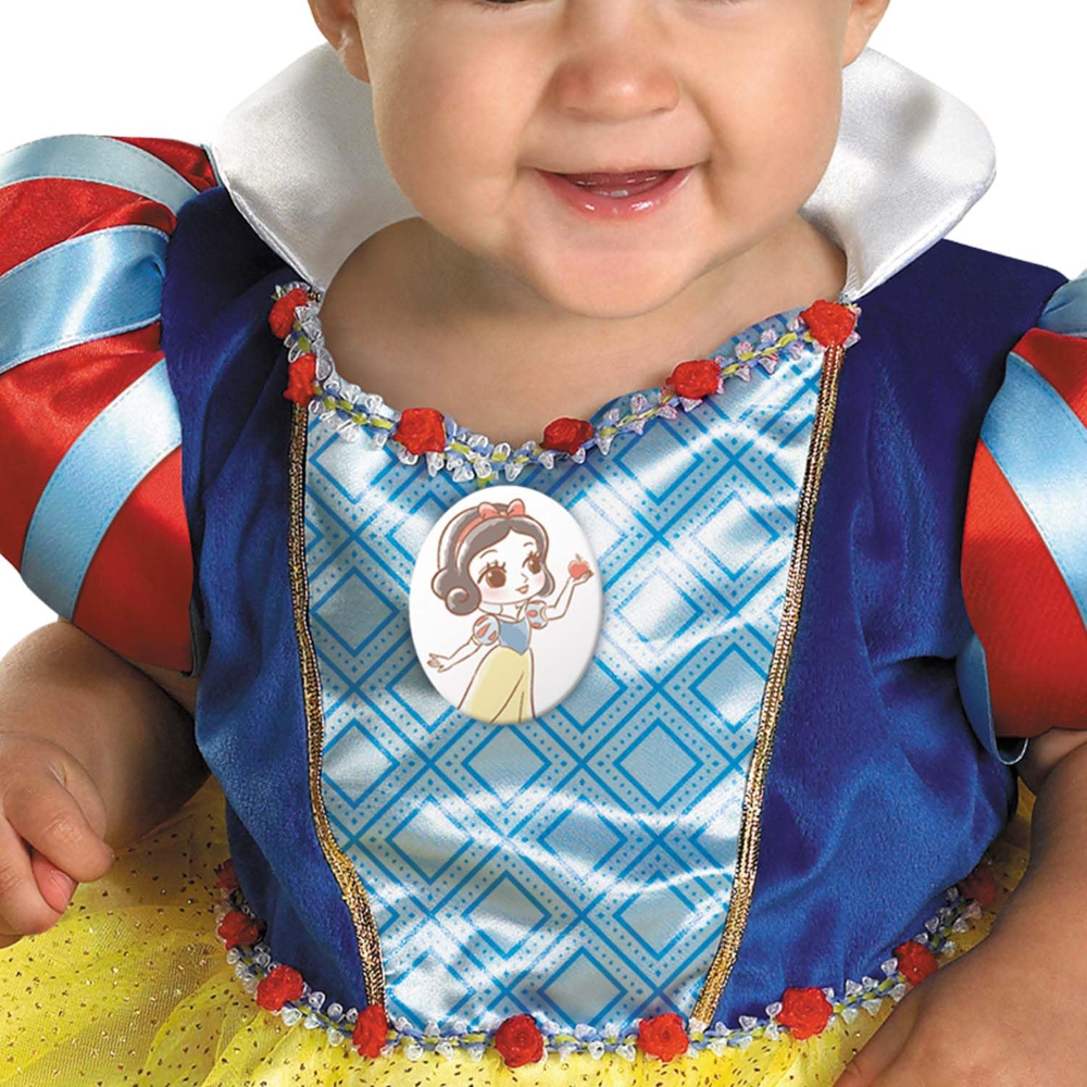 COSTUME BIANCANEVE PRINCIPESSE DISNEY BABY TRAVESTIMENTO CARNEVALE VESTITO FESTA IN MASCHERA - 129529