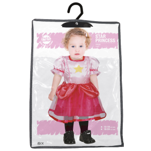 COSTUME PRINCIPESSA STELLA ABITO TRAVESTIMENTO CARNEVALE COSPLAY PEACH- 8206