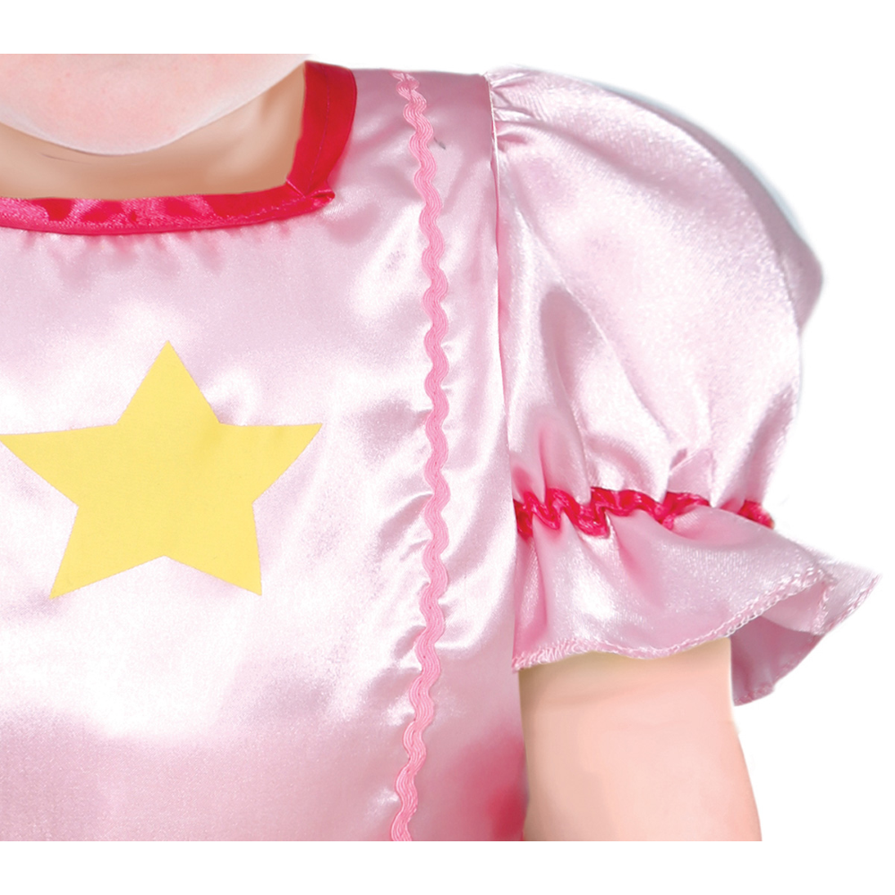 COSTUME PRINCIPESSA STELLA ABITO TRAVESTIMENTO CARNEVALE COSPLAY PEACH- 8206