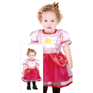 COSTUME PRINCIPESSA STELLA ABITO TRAVESTIMENTO CARNEVALE COSPLAY PEACH- 8206