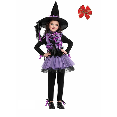 VESTITO CARNEVALE STREGHELLA AMANDA COSTUME TRAVESTIMENTO BAMBINA - 53171