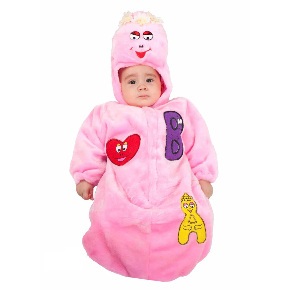 VESTITO CARNEVALE SACCOTTINA BARBOLINA COSTUME TRAVESTIMENTO NEONATA - 3641