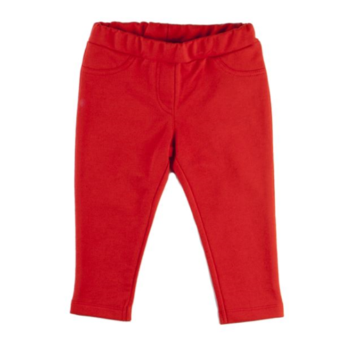LEGGINS ARTIGLI NEONATA BAMBINA 9/36 MESI - A11635ROSSO