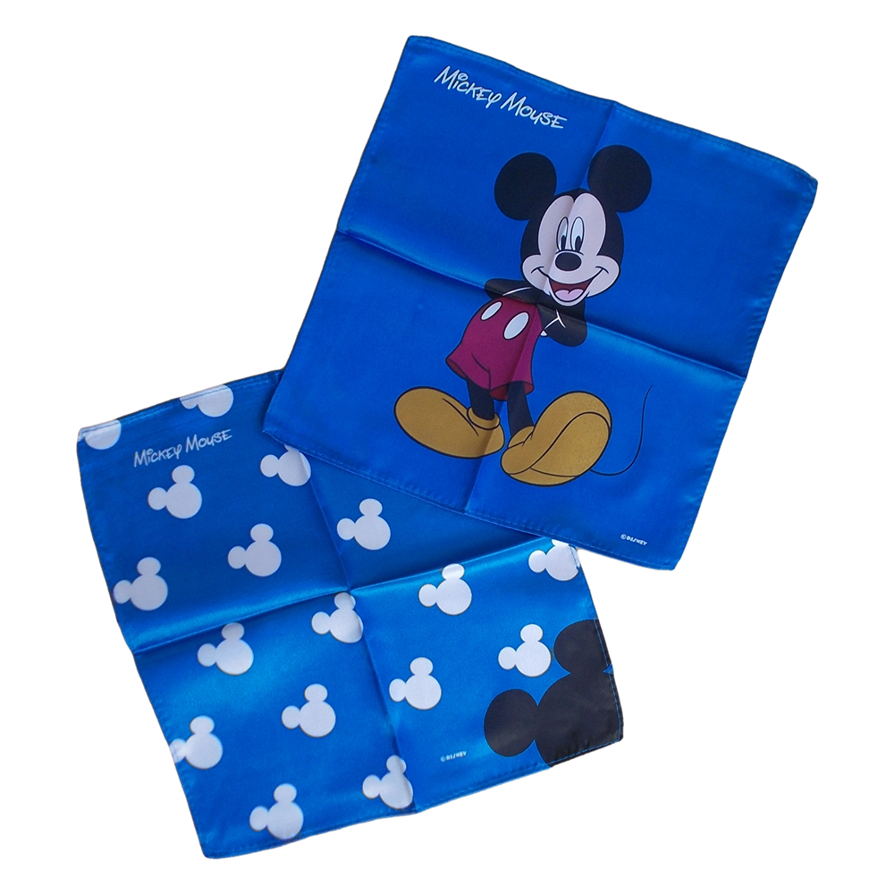 CENTRINO TAVOLA TOPOLINO DISNEY VELO BOMBONIERA 2 PEZZI ASSORTITI CM. 24X24 - M052400