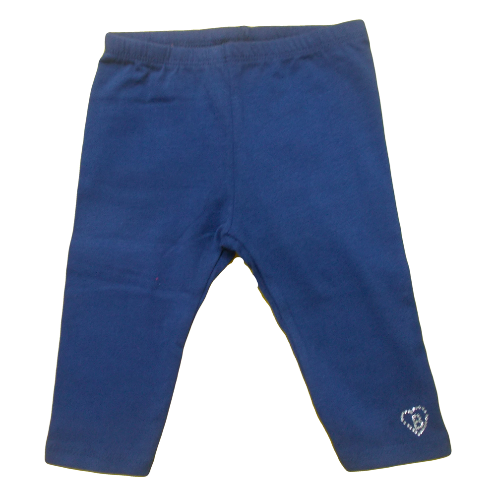 LEGGINS MAULI BIRBA NEONATA BAMBINA 6/30 MESI - 34813BLU