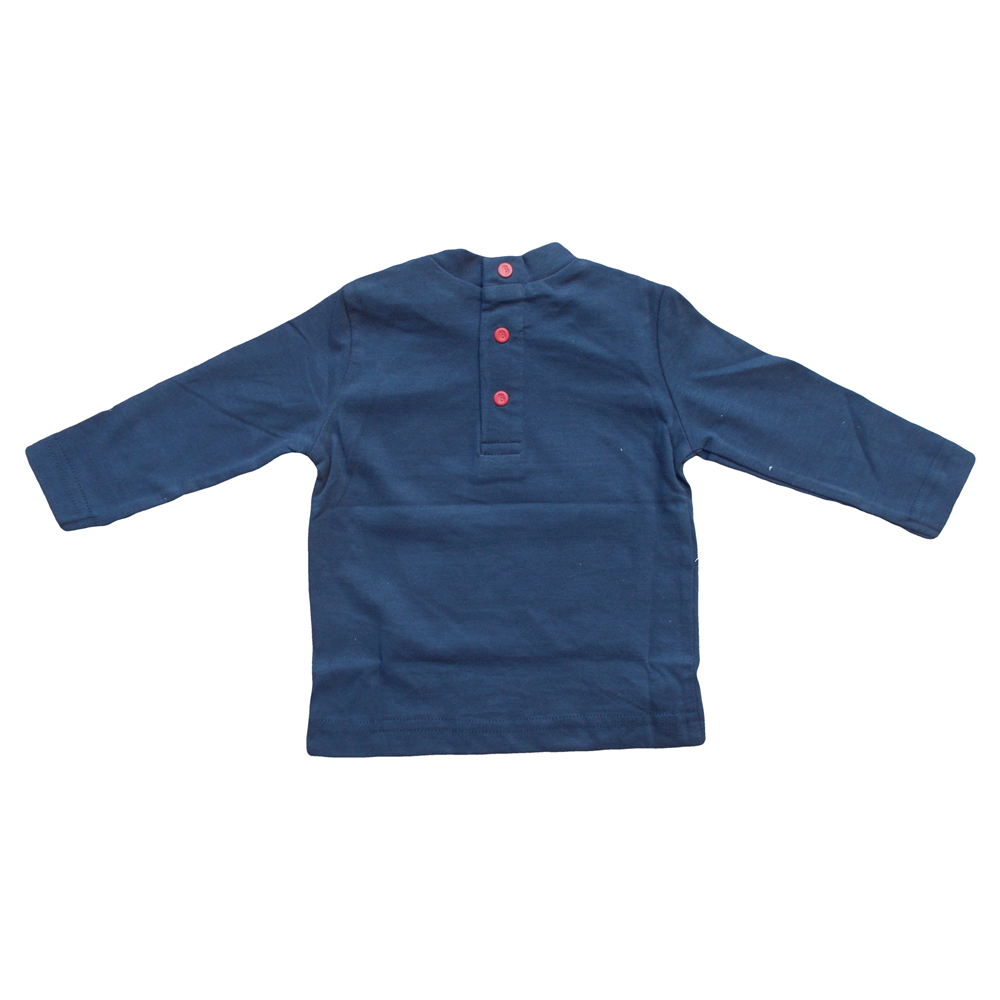 T-SHIRT MAGLIETTA NEONATO BAMBINO MAULI BIRBA TAGLIE 6/30 MESI - 34029BLU