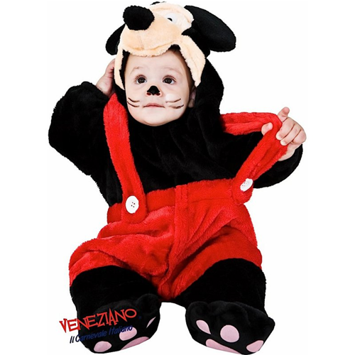 VESTITO CARNEVALE DOLCE TOPINO COSTUME TRAVESTIMENTO NEONATO - 2929