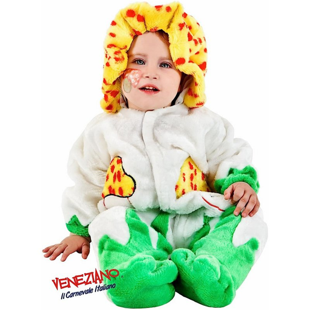 VESTITO CARNEVALE FUNGHETTO COSTUME TRAVESTIMENTO NEONATO - 88087