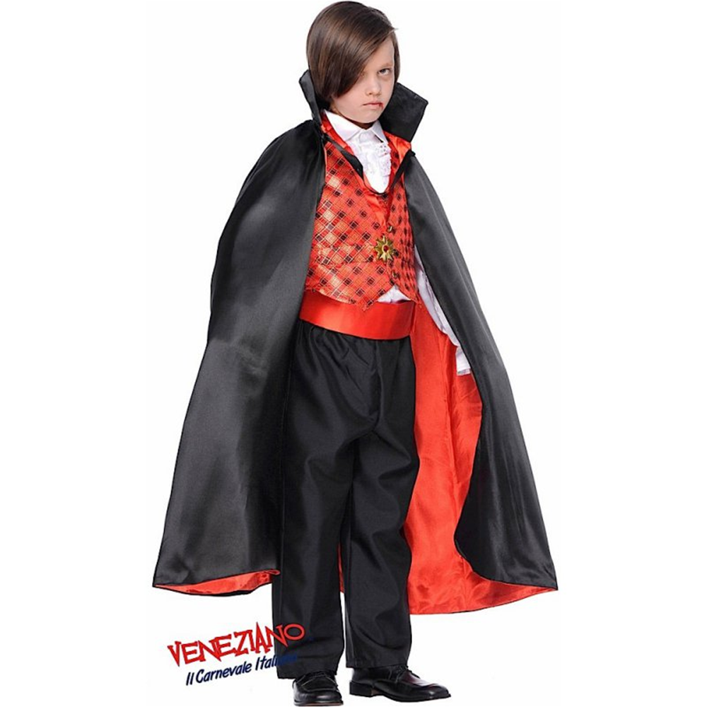 VESTITO CARNEVALE CONTE DRACULA COSTUME TRAVESTIMENTO BAMBINO - 5946