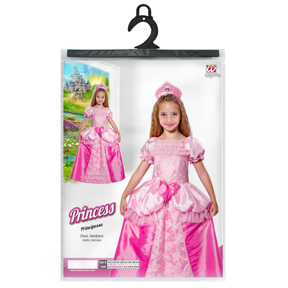 COSTUME VESTITO ABITO TRAVESTIMENTO CARNEVALE BAMBINA PRINCIPESSA