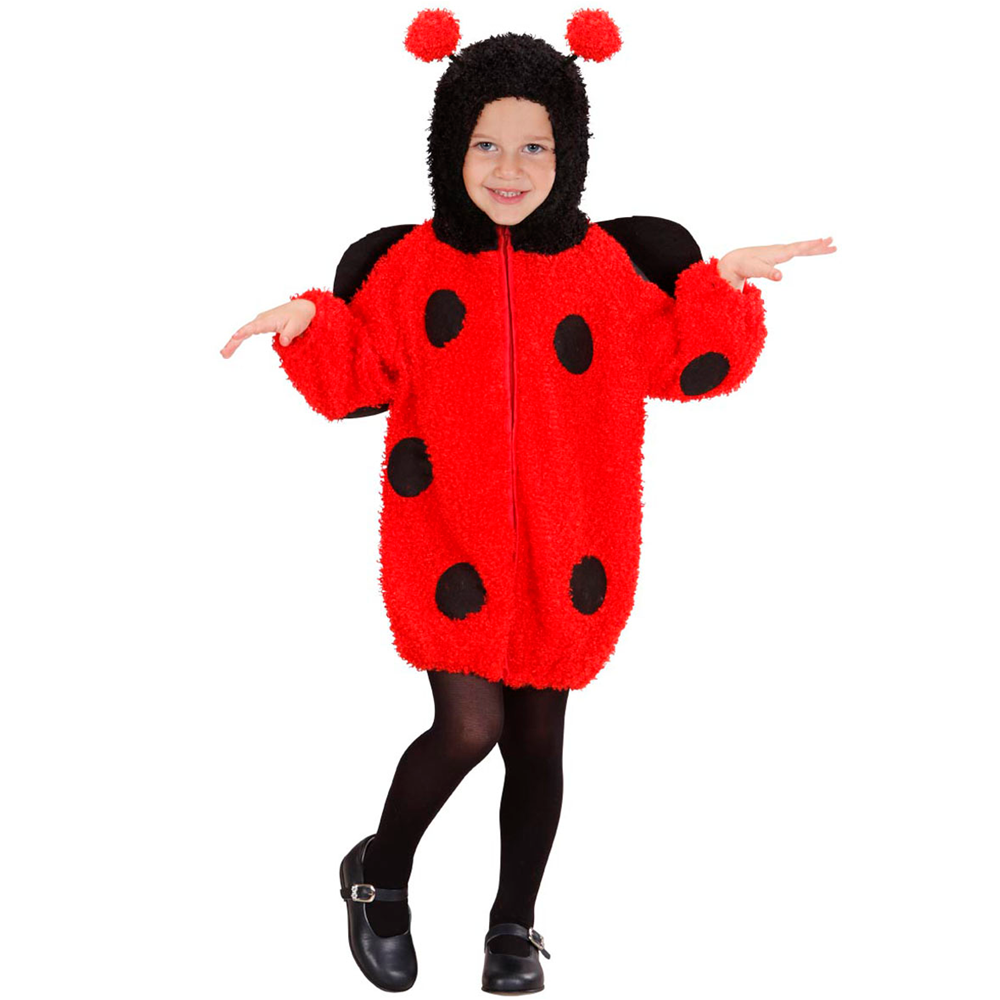Widmann Widmann Vestito da Coccinella Costume Ladybug Bambina 4-5 Anni 