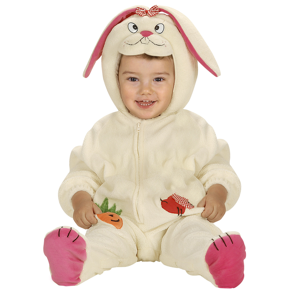 COSTUME VESTITO ABITO TRAVESTIMENTO CARNEVALE BAMBINO CONIGLIETTO-