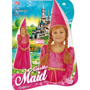 COSTUME VESTITO ABITO TRAVESTIMENTO CARNEVALE BAMBINA CASTELLANA