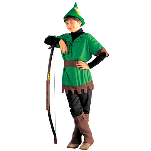 COSTUME VESTITO ABITO TRAVESTIMENTO CARNEVALE BAMBINO PRINCIPE DEI LADRI