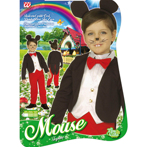 COSTUME VESTITO ABITO TRAVESTIMENTO CARNEVALE BAMBINO TOPINO -