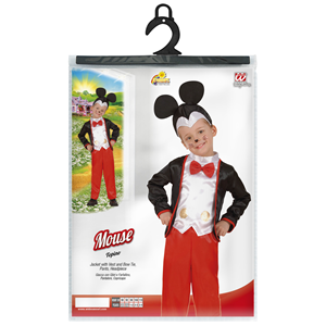 COSTUME VESTITO ABITO TRAVESTIMENTO CARNEVALE BAMBINO TOPINO