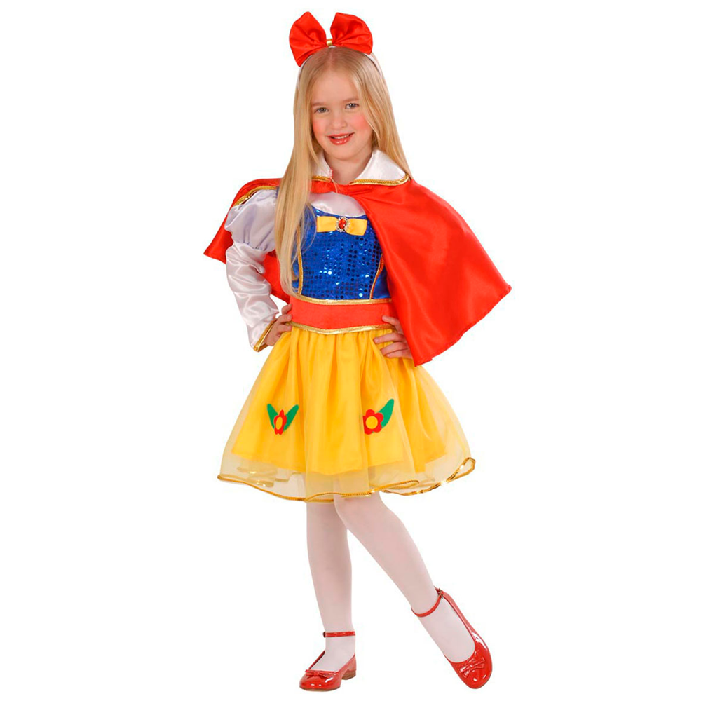 COSTUME VESTITO ABITO TRAVESTIMENTO CARNEVALE BAMBINA PRINCIPESSA DELLE FAVOLE