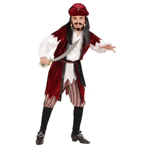 COSTUME VESTITO ABITO TRAVESTIMENTO CARNEVALE BAMBINO PIRATA DEI CARAIBI