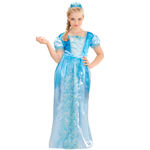 COSTUME VESTITO ABITO TRAVESTIMENTO CARNEVALE BAMBINA PRINCIPESSA DELLE NEVI
