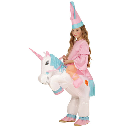 COSTUME VESTITO ABITO TRAVESTIMENTO CARNEVALE BAMBINA UNICORNO-