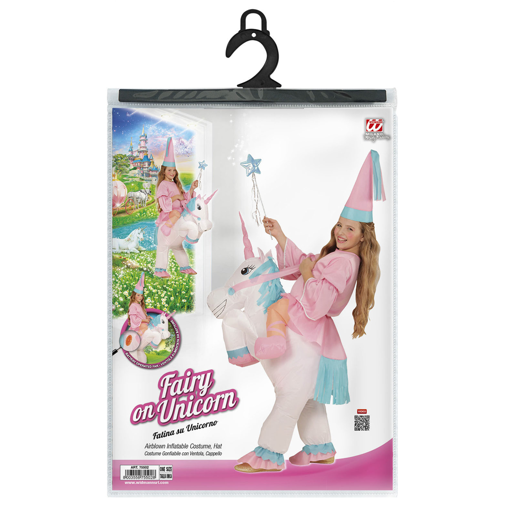 COSTUME VESTITO ABITO TRAVESTIMENTO CARNEVALE BAMBINA UNICORNO-
