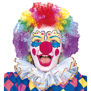 NASO CLOWN PAGLIACCIO IN SPUGNA ACCESSORI PER ABITO VESTITO TRAVESTIMENTO CARNEVALE BAMBINO