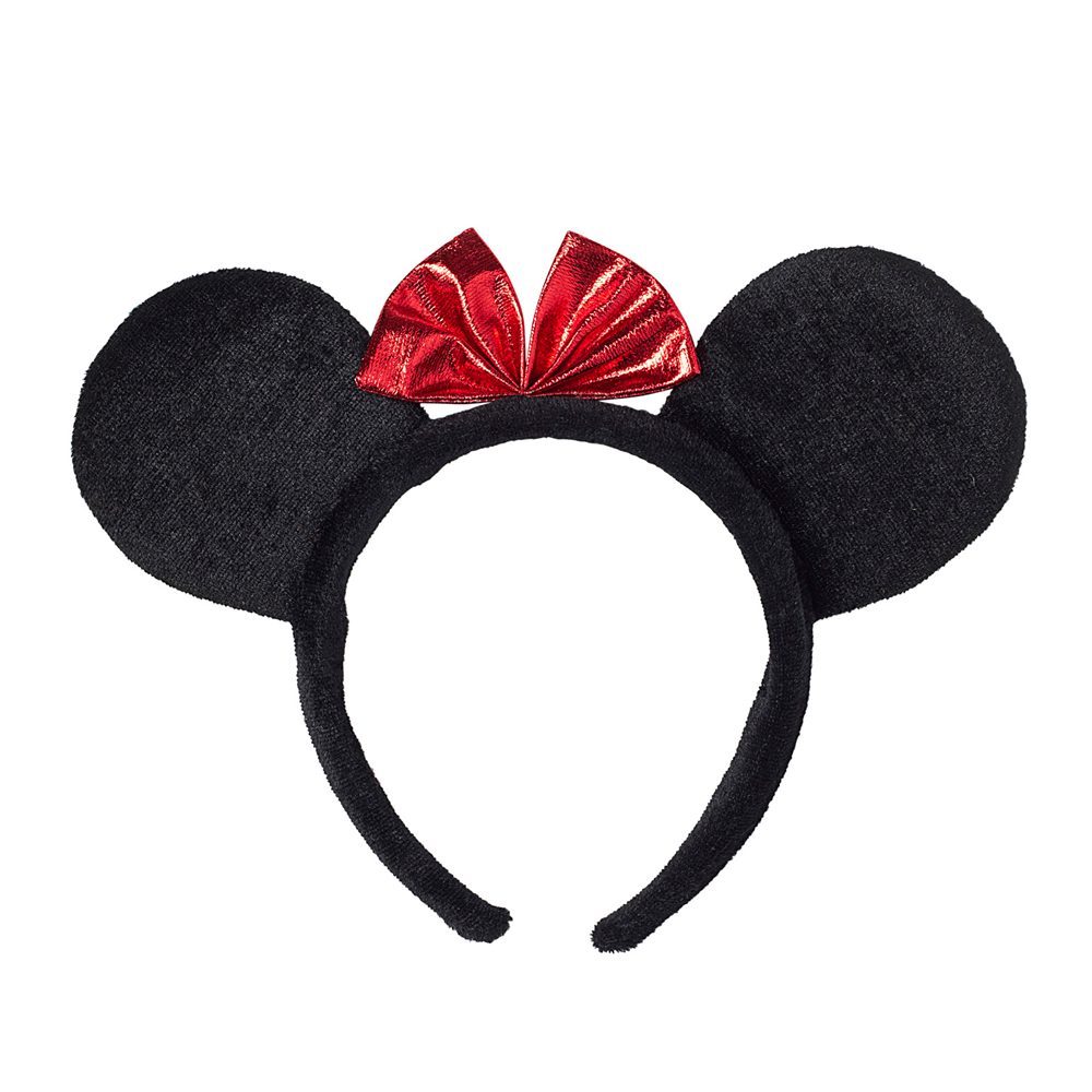 ORECCHIE TOPINA CON CERCHIETTO ACCESSORI PER ABITO VESTITO TRAVESTIMENTO CARNEVALE BAMBINA