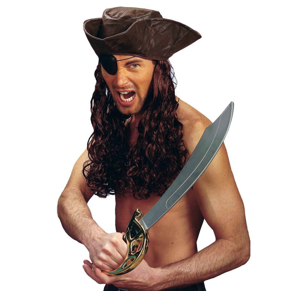 VESTITO CARNEVALE + ACCESSORI PIRATESSA ADULTO VESTITO SCIABOLA CALZE TG. XS TRAVESTIMENTO - 0562 Adulto+7007B+4750R