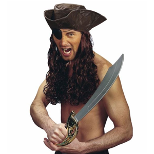 VESTITO CARNEVALE + ACCESSORI PIRATESSA ADULTO VESTITO SCIABOLA CALZE TG. XS TRAVESTIMENTO - 0562 Adulto+7007B+4750R