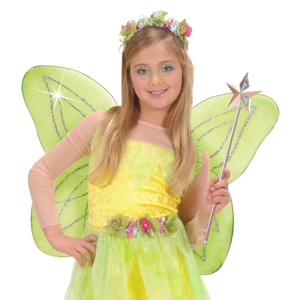 ALI FATINA GLITTER MODELLABILI ASSORTITE IN VARI COLORI PASTELLO PER VESTITO CARNEVALE BAMBINA