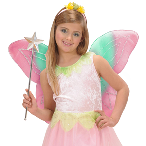 ALI FATINA GLITTER MODELLABILI ASSORTITE IN VARI COLORI PASTELLO PER VESTITO CARNEVALE BAMBINA