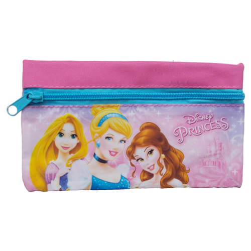 TOMBOLINO PRINCIPESSE DISNEY PORTACOLORI 1 CERNIERA CM 20,5X11,5 - 44469/1