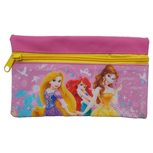 TOMBOLINO PRINCIPESSE DISNEY PORTACOLORI 1 CERNIERA CM 20,5X11,5 - 44469/2