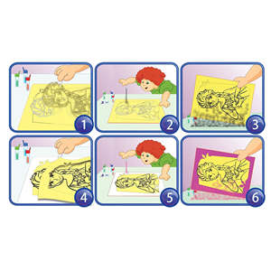 SET GIOCO CARS SAETTA MCQUEEN DISNEY BAMBINO IMMAGINI DI SABBIA 2 IN 1 IMMAGINI DA COLORARE CON SABBIA COLORATA - DS-29