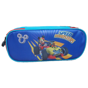 TOMBOLINO ASTUCCIO TOPOLINO MICKEY MOUSE DISNEY PORTACOLORI 1 CERNIERA 2 SCOMPARTI - MIC0243