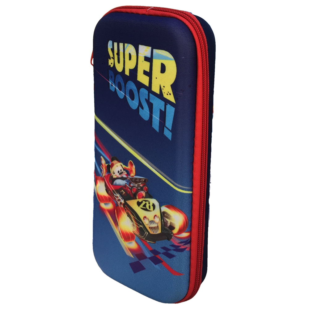 TOMBOLINO ASTUCCIO TOPOLINO DISNEY MICKEY MOUSE 3D PORTACOLORI 1 CERNIERA 23X11 CM. - MIC0236