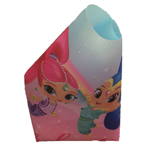 TOVAGLIETTA SHIMMER E SHINE NICKELODEON IN PLASTICA MORBIDA RIPIEGABILE DA COLAZIONE PRANZO CM.44X30 - SS0312