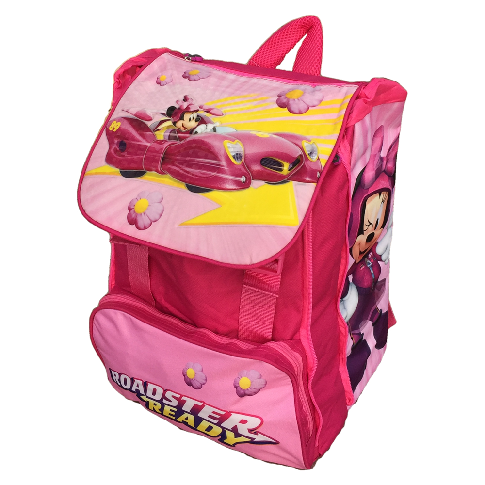 ZAINO MINNIE MOUSE DISNEY ESTENSIBILE BORSA SCUOLA ELEMENTARE CM. 40X29X28 - MIN0226