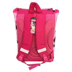 ZAINO MINNIE MOUSE DISNEY ESTENSIBILE BORSA SCUOLA ELEMENTARE CM. 40X29X28 - MIN0226