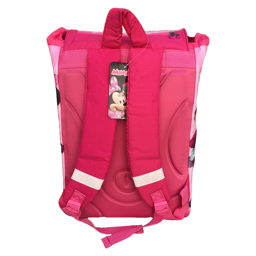 ZAINO MINNIE MOUSE DISNEY ESTENSIBILE BORSA SCUOLA ELEMENTARE CM. 40X29X28 - MIN0226