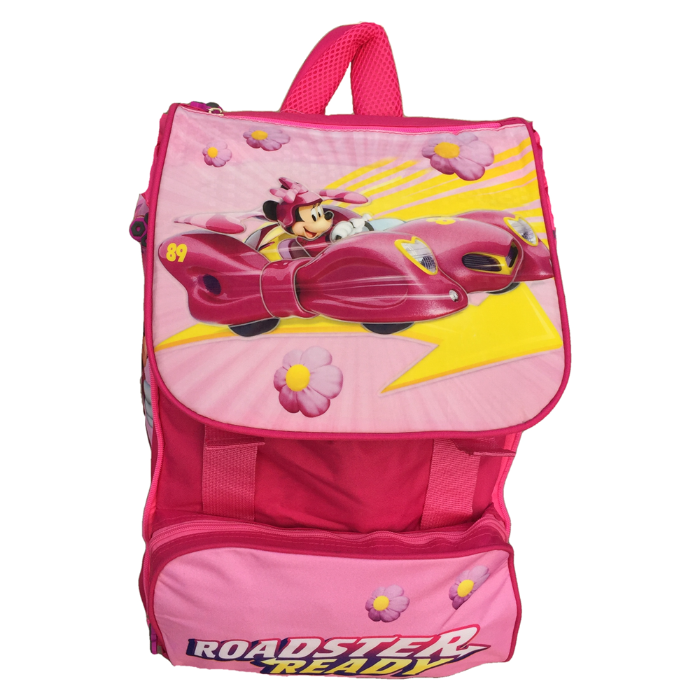 ZAINO MINNIE MOUSE DISNEY ESTENSIBILE BORSA SCUOLA ELEMENTARE CM. 40X29X28 - MIN0226