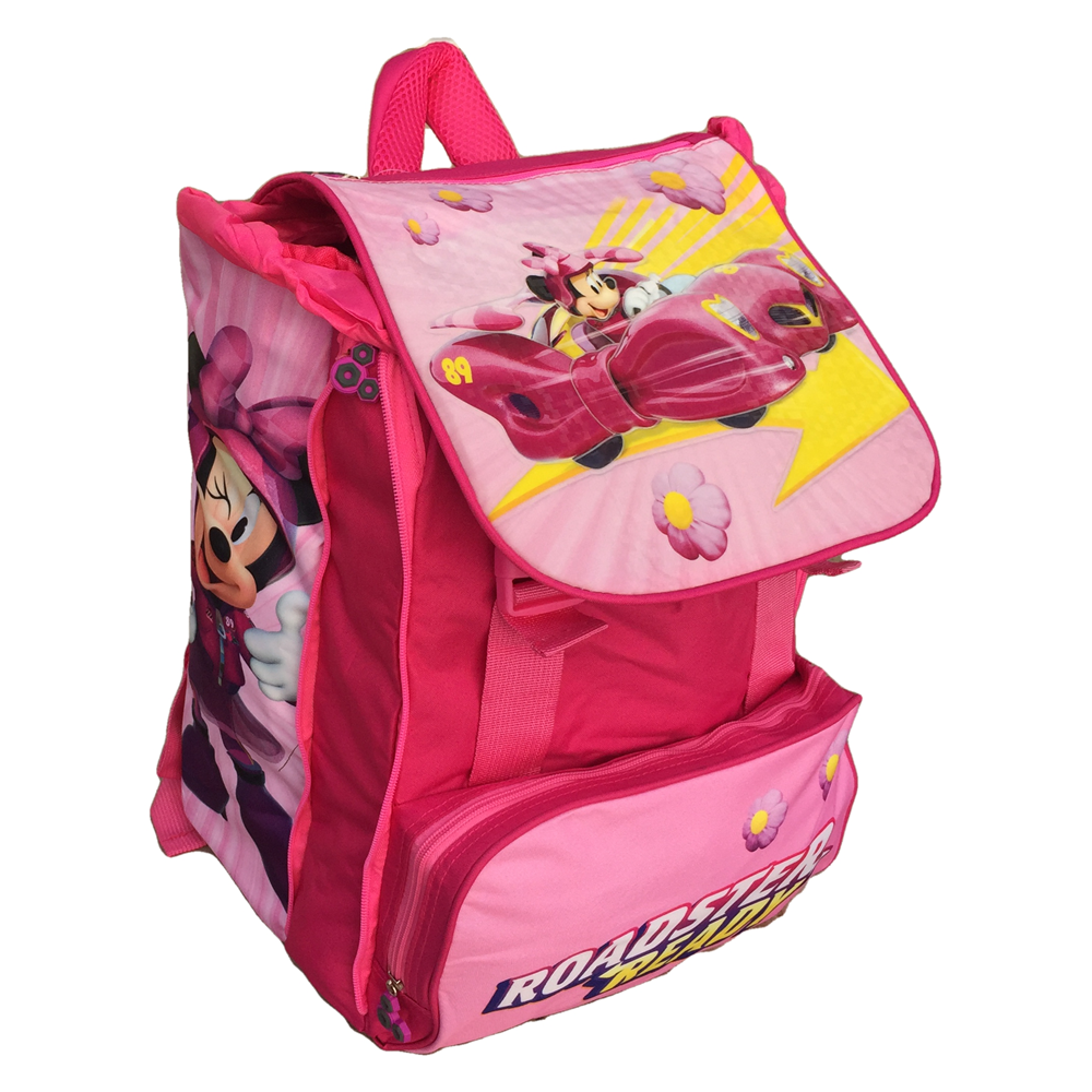 ZAINO MINNIE MOUSE DISNEY ESTENSIBILE BORSA SCUOLA ELEMENTARE CM. 40X29X28 - MIN0226