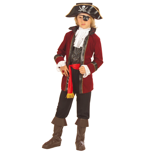 COSTUME VESTITO ABITO TRAVESTIMENTO CARNEVALE HALLOWEEN BAMBINO PIRATA DELL'ISOLA DEL TESORO - 5559