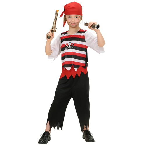 COSTUME VESTITO ABITO TRAVESTIMENTO CARNEVALE HALLOWEEN BAMBINO PIRATA - 5854