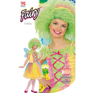 COSTUME VESTITO ABITO TRAVESTIMENTO CARNEVALE HALLOWEEN BAMBINA FATINA - 5878