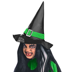 CAPPELLO STREGA ASSORTITI IN VARI COLORI ACCESSORI VESTITO CARNEVALE HALLOWEEN BAMBINA