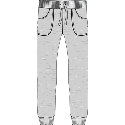 PANTALONE FEMMINUCCIA LUNGO IN FELPA ANNI 7/14